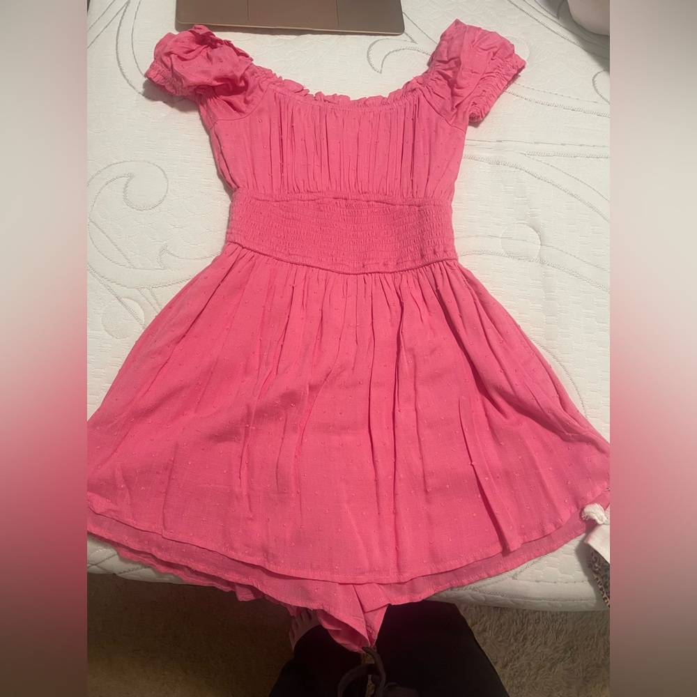 Pink romper/dress